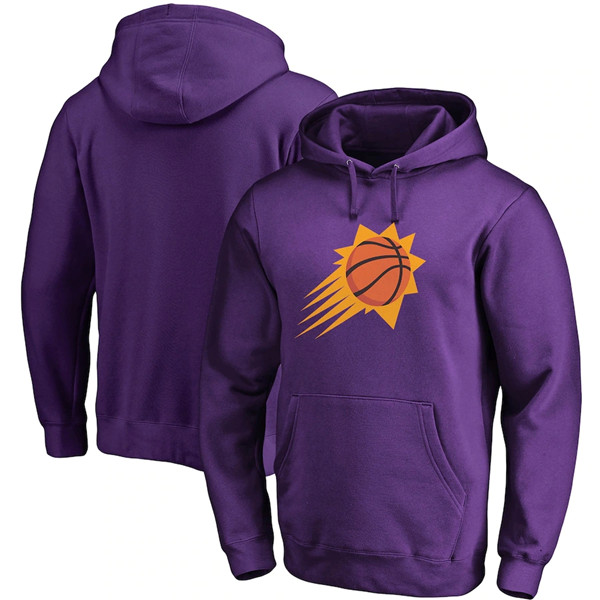 Men's Phoenix Suns 2021 Purple Primary Team Logo Pullover Hoodie